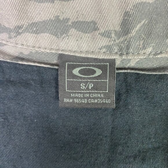 Oakley Tail Wind Jacket Women's Small Gray Camo Camouflage Cotton Canvas Utility - Picture 7 of 15
